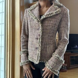 Casual Corner Tweed Blazer